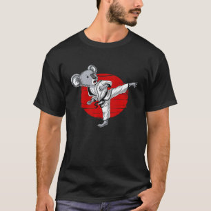 Koala Bär Karate Ninja Jiu-Jitsu Taekwondo Martia T-Shirt