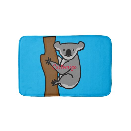 Koala Bär Kletterbaum Thunder_Cove Badematte (Vorderseite)