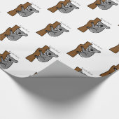 Koala Bär Kletterbaum Thunder_Cove Geschenkpapier (Ecke)