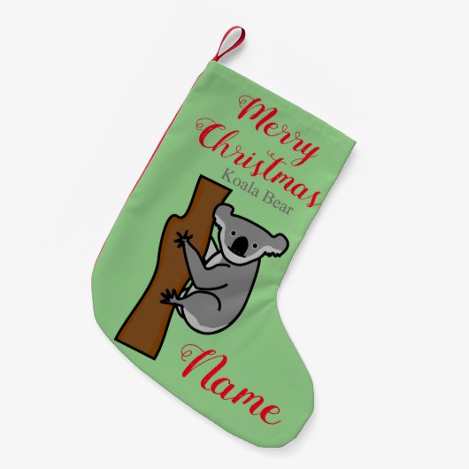 Koala Bär Kletterbaum Thunder_Cove Kleiner Weihnachtsstrumpf (Vorderansicht (hängend))