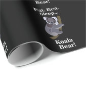 Koala-Bär Lustig Geschenkpapier (Rolleneckpunkt)