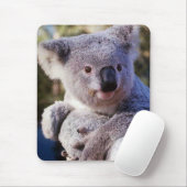 Koala-Bär mit einem Koala-Bär Mousepad (Mit Mouse)