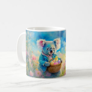 Koala-Bär mit einem Korb von Ostereiern Kaffeetasse