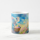 Koala-Bär mit einem Korb von Ostereiern Kaffeetasse (Mittel)