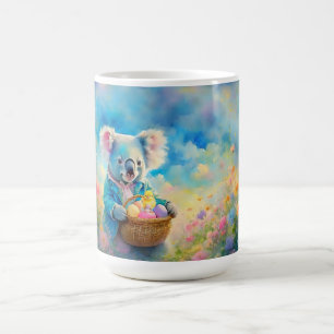 Koala-Bär mit einem Korb von Ostereiern Kaffeetasse