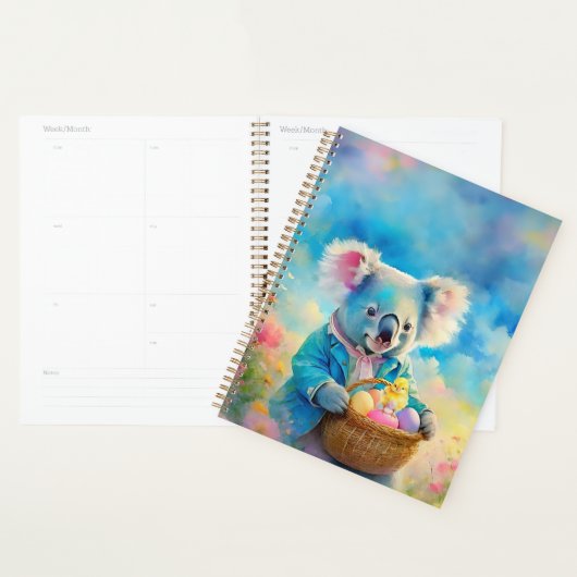 Koala-Bär mit einem Korb von Ostereiern Planer (Anzeige)