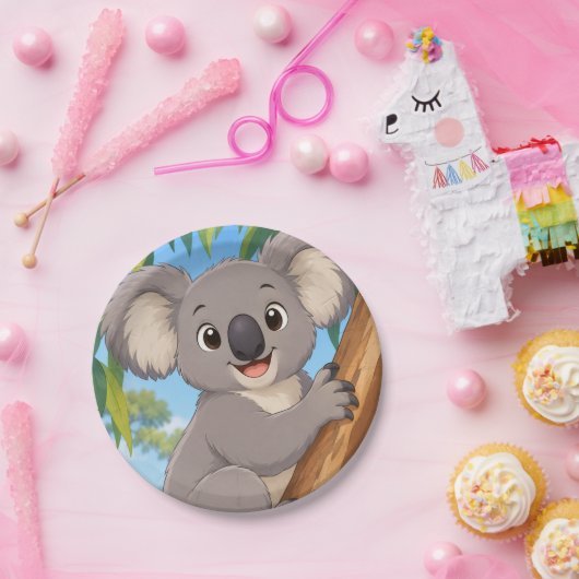Koala-Bär-Papierteller Pappteller (Party)
