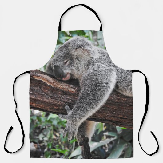 KOALA-BÄR SCHLÄFT AUF EINEM BAUM SCHÜRZE (Vorderseite)