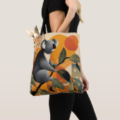 Koala-Bär sitzt in einem Baum Tasche (Von Nahem)