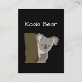 Koala-Bär Tier Wildtiere Visitenkarte (Vorderseite)