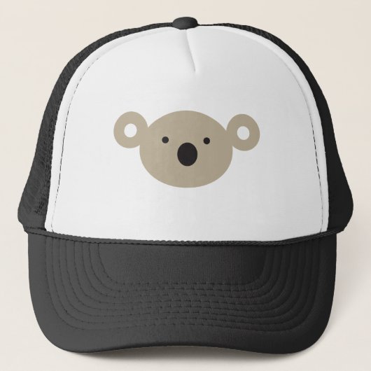 Koala-Bär Truckerkappe (Vorderseite)