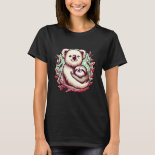 Koala-Bär und Faultier umarmend Tierliebhaber Lust T-Shirt
