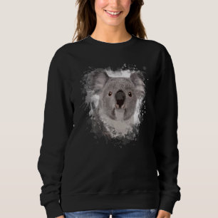 Koala Bären Natur Wasserfarben Geist Anima Sweatshirt