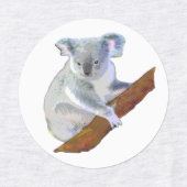 Koala Bären Observation Etiketten (Design 1)