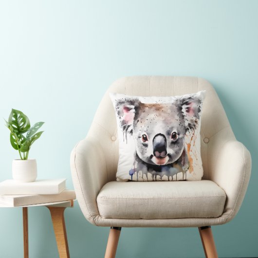 Koala-Bären-Portrait Kissen (Stuhl )