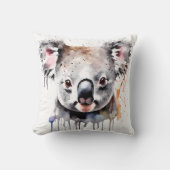 Koala-Bären-Portrait Kissen (Vorderseite)
