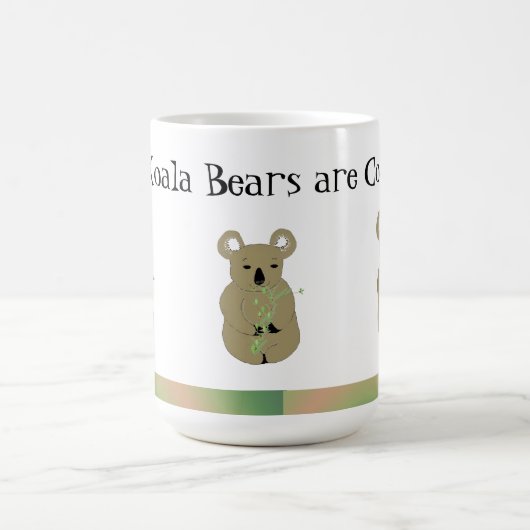 Koala-Bären sind cool Kaffeetasse (Mittel)