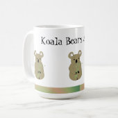 Koala-Bären sind cool Kaffeetasse (Vorderseite Links)