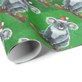 Koala Bären Weihnachten Geschenkpapier (Rolleneckpunkt)