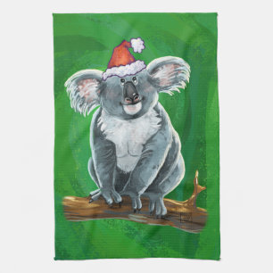Koala Bären Weihnachten Geschirrtuch