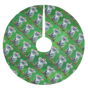 Koala Bären Weihnachten Polyester Weihnachtsbaumdecke