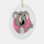 Koala-Bärenbär-Cartoon Keramik Ornament (Rechts)