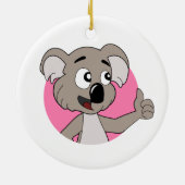 Koala-Bärenbär-Cartoon Keramik Ornament (Hinten)