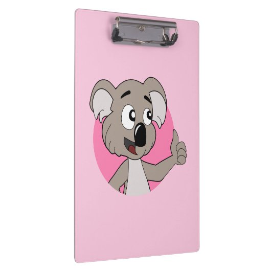 Koala-Bärenbär-Cartoon Klemmbrett (Rechts)