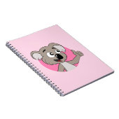 Koala-Bärenbär-Cartoon Notizblock (Rechte Seite)