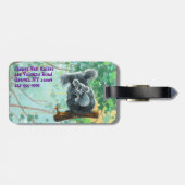 Koala Bärengeschenke und Zubehör Gepäckanhänger (Rückseite horizontal)