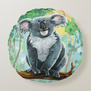 Koala Bärengeschenke und Zubehör Rundes Kissen