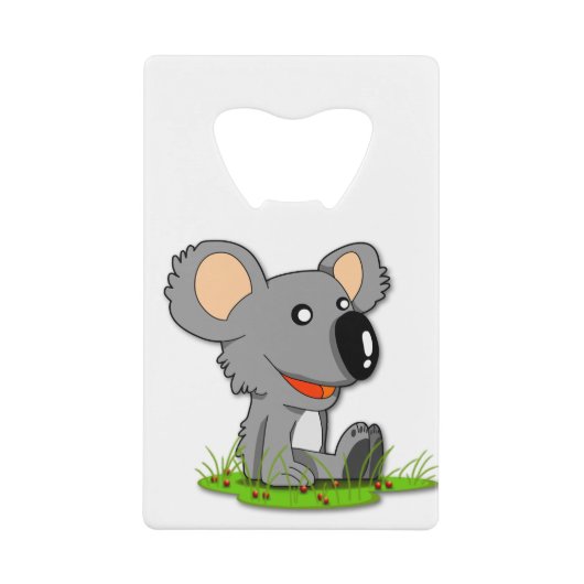 Koala-Bärn-Flaschen-Öffner Kreditkarten Flaschenöffner (Vorderseite)