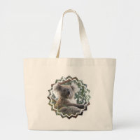 Koala-Bärn-Tatsachen-Leinwand-Tasche