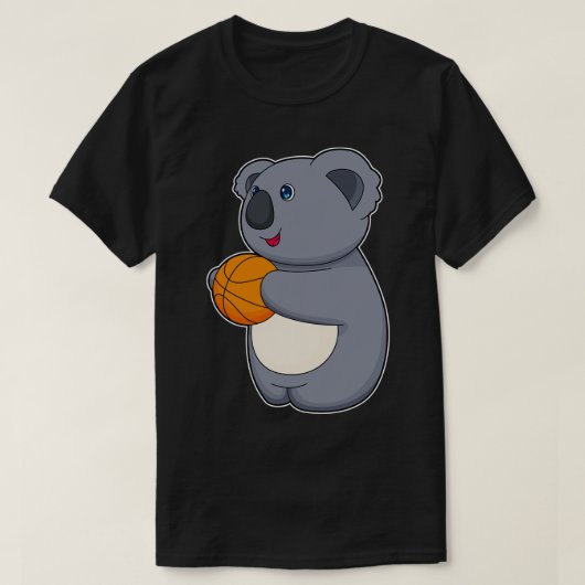 Koala Basketball-Spieler Basketball 1 T-Shirt (Design vorne)