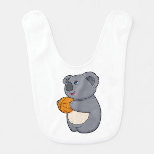 Koala Basketball-Spieler Basketball Babylätzchen