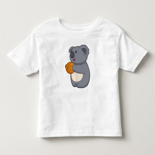 Koala Basketball-Spieler Basketball Kleinkind T-shirt (Vorderseite)