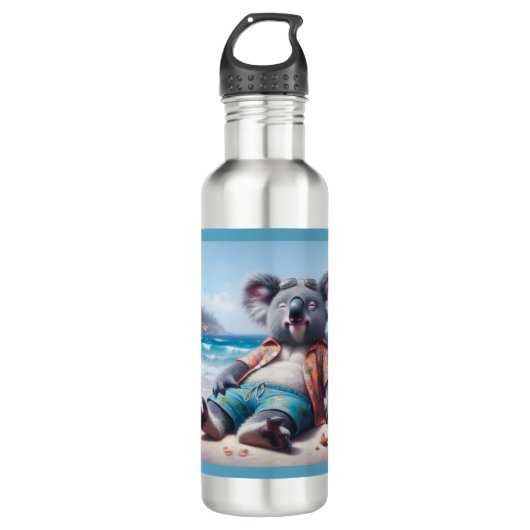 Koala Beach Edelstahlflasche (Vorderseite)