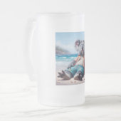 Koala Beach Mattglas Bierglas (Vorderseite Links)