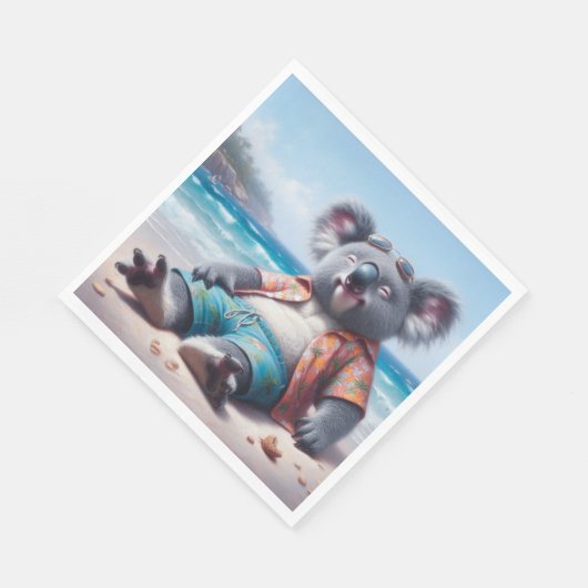 Koala Beach Serviette (Ecke)