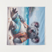 Koala Beach Wandteppich (Vorderseite (Horizontal))