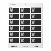 Koala Bear Adressaufkleber (Vorne)