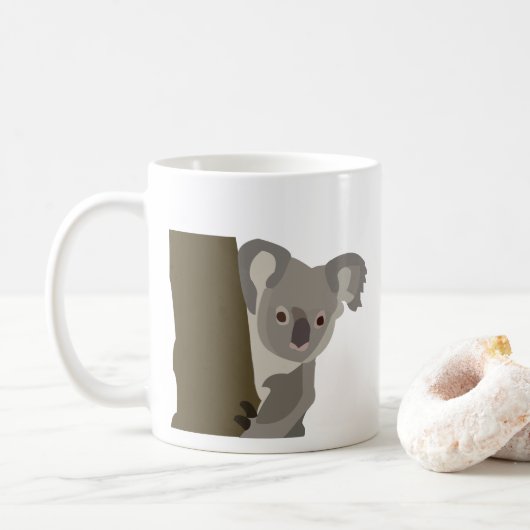 Koala Bear Animal Lover Kaffeetasse (Mit Donut)