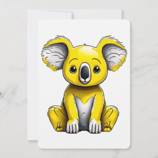 Koala Bear Art Card (Vorderseite)