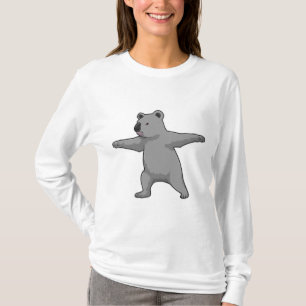 Koala bear at Yoga Fitness T-Shirt