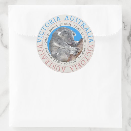 Koala Bear Australia Sticker (Tasche)