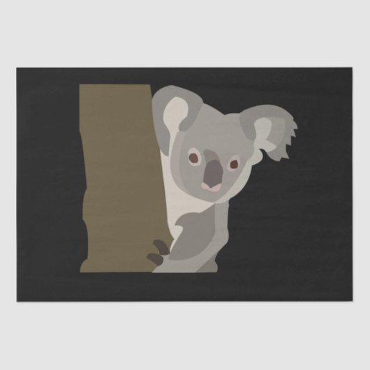 Koala Bear Baby Dusche Geburtstag Seidenpapier (Vorderseite)