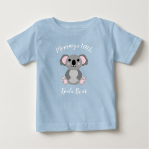 Koala Bear Baby Shower Blue Boy Baby T-shirt