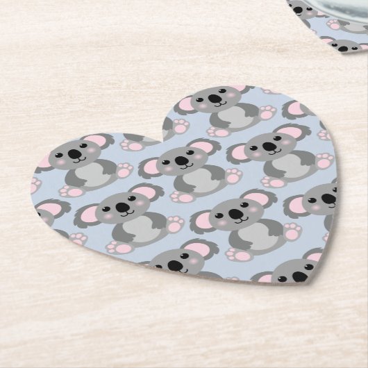 Koala Bear Baby Shower Blue Boy Untersetzer (angewinkelt)