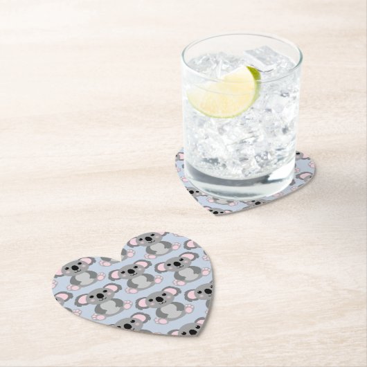 Koala Bear Baby Shower Blue Boy Untersetzer (Vor Ort)