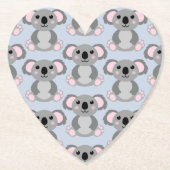 Koala Bear Baby Shower Blue Boy Untersetzer (Vorderseite)